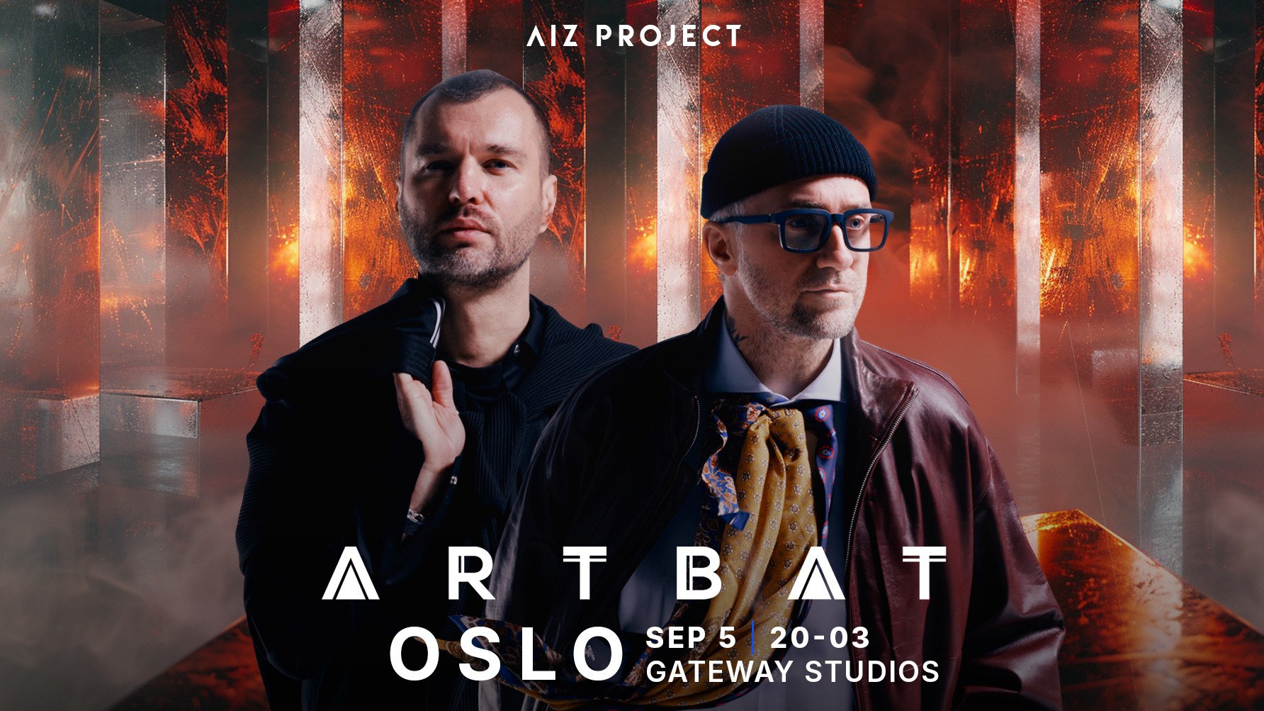 AIZ presenterer ARTBAT — plakat